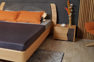 Oak Solid Wood Bed "Comfort"