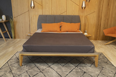 Oak Solid Wood Bed "Nova"